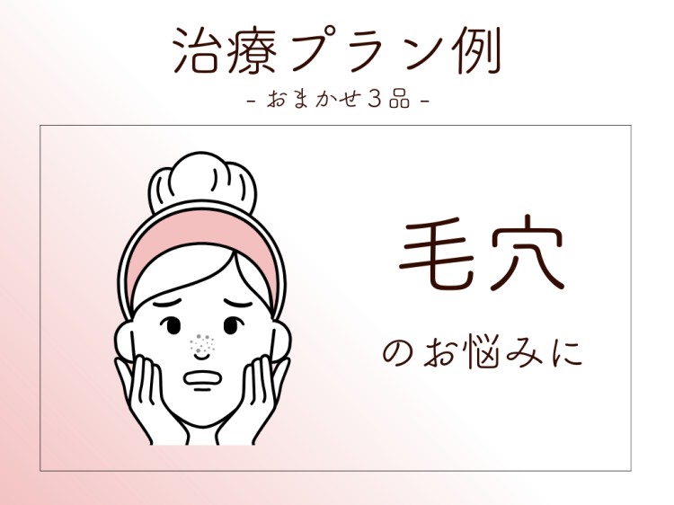 治療プラン例　おまかせ3品